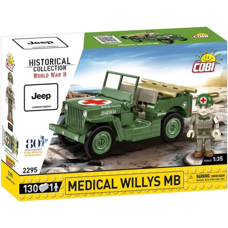 Cobi 2295 - Medical Jeep Willys MB 1:35